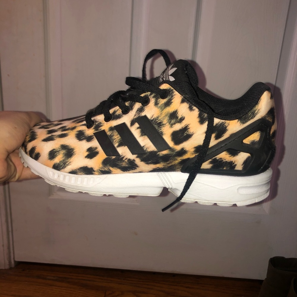 Adidas leopard shoes